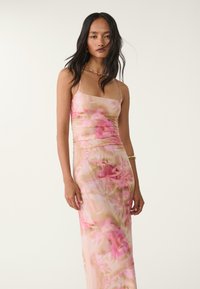 Stradivarius PRINTED - Maxikjoler - light pink