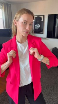 ONLY Petite ONLCAROLINA DIANA - Blazer - raspberry