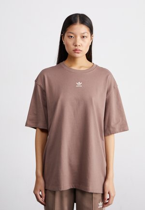 TEE - Basic póló - trace brown