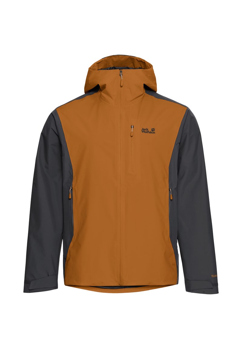 Jack Wolfskin RAINRUSH - Outdoorjacke - autumn leaves/braun - Zalando