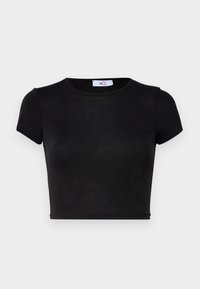 DOLLY BACK ROCHED CROP  - Print T-shirt - black