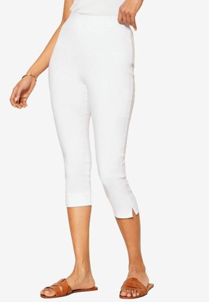 Friends Like These CROPPED COMFORT SCULTPING STRETCH - Šortky - white