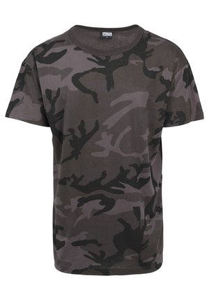 CAMO OVERSIZED - Triko s potiskem - dark camo