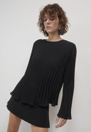 PLISSETTATA - Blouse - ultrablack