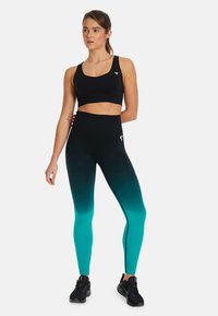 SQUATPROOF HIGH WAIST - Tights - black blue