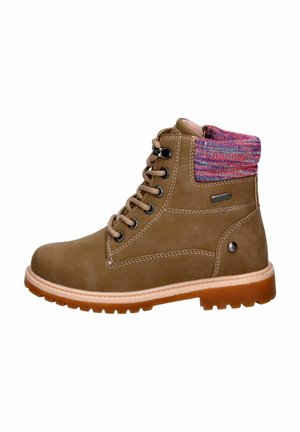 ANOUK - Lace-up ankle boots - beige/rosa