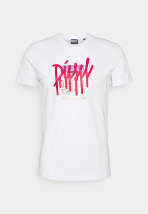 DIEGOS - T-shirt con stampa - white