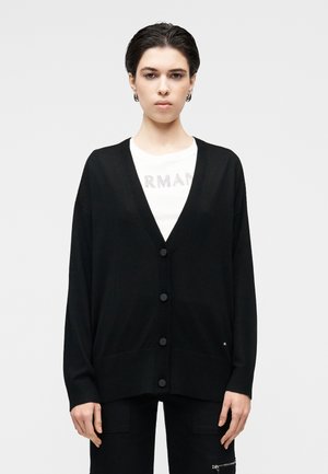 CARDIGAN - Chaqueta de punto - black