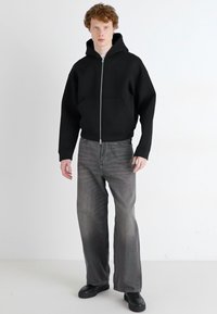 Weekday SIMON SCUBA ZIP - Sweatjakke - black dark