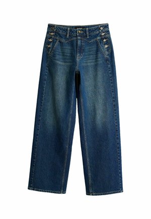 Desigual, WIDE-LEG JEANS - Pernera ancha - blue