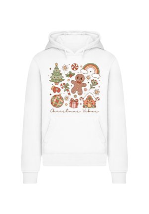 Kapuzenpullover - weiß