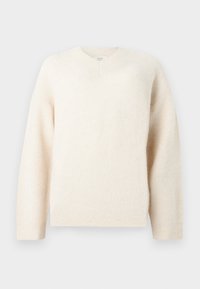 SLFSI V NECK - Jersey de punto - birch melange