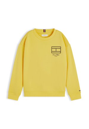 Tommy Hilfiger, OUTLINE FLAG GRAPHIC UNISEX - Sweatshirt - tuscan sun