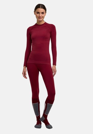 Langarmshirt - merlot