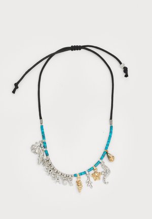 Versace NECKLACE - Collar - gold-coloured/light blue/black