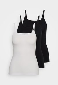 ONLLOVE STRAP SINGLET 3 PACK - Topper - black/white