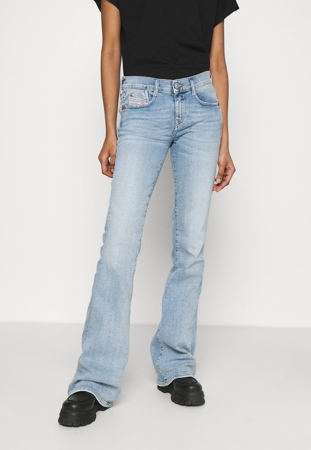 D-EBBEY-BS - Flared Jeans - light blue