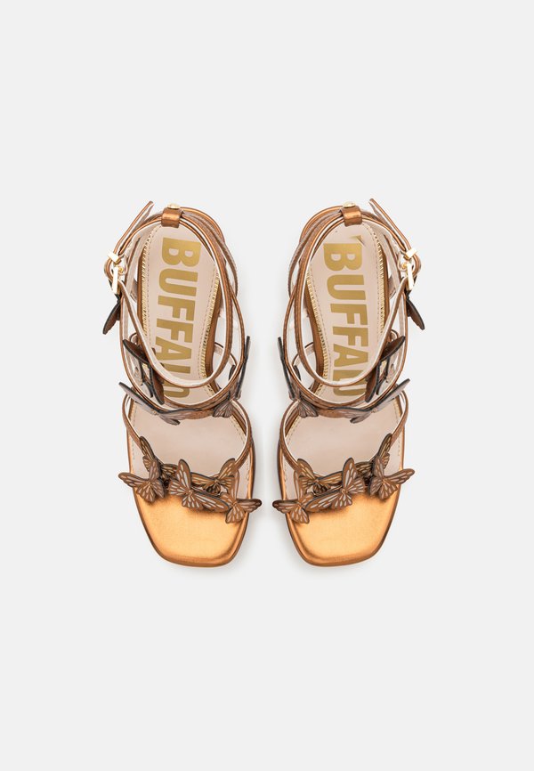JUNE - Platform sandals - copper4