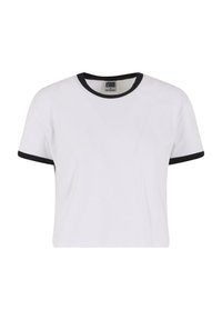 CONTRAST RETRO - Camiseta básica - white black