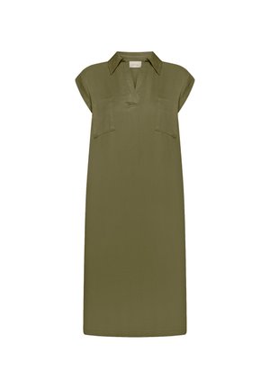 Cartoon, CARTOON MIT KRAGEN CASUAL-KLEID - Robe en jean - burnt olive