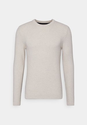 ONSNEW PIERRE CREW - Strikkegenser - oatmeal