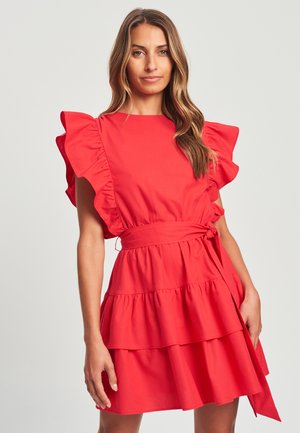 EDITH  - Denné šaty - coral