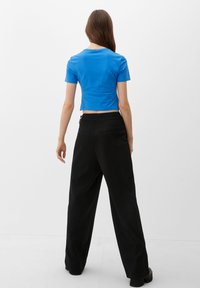 QS MIT KNOTENDETAIL - T-shirt basic - royalblau