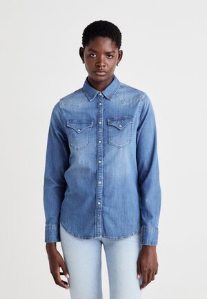 Replay Button-down blouse - medium blue