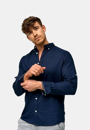 INDICODE JEANS, INDICODE JEANS HEMD INBRAYDEN LANGARMHEMD - Shirt - dunkelblau