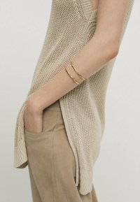 Massimo Dutti Strickpullover - light brown