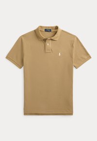 SLIM FIT POLO SHIRT - Piké - cafe tan