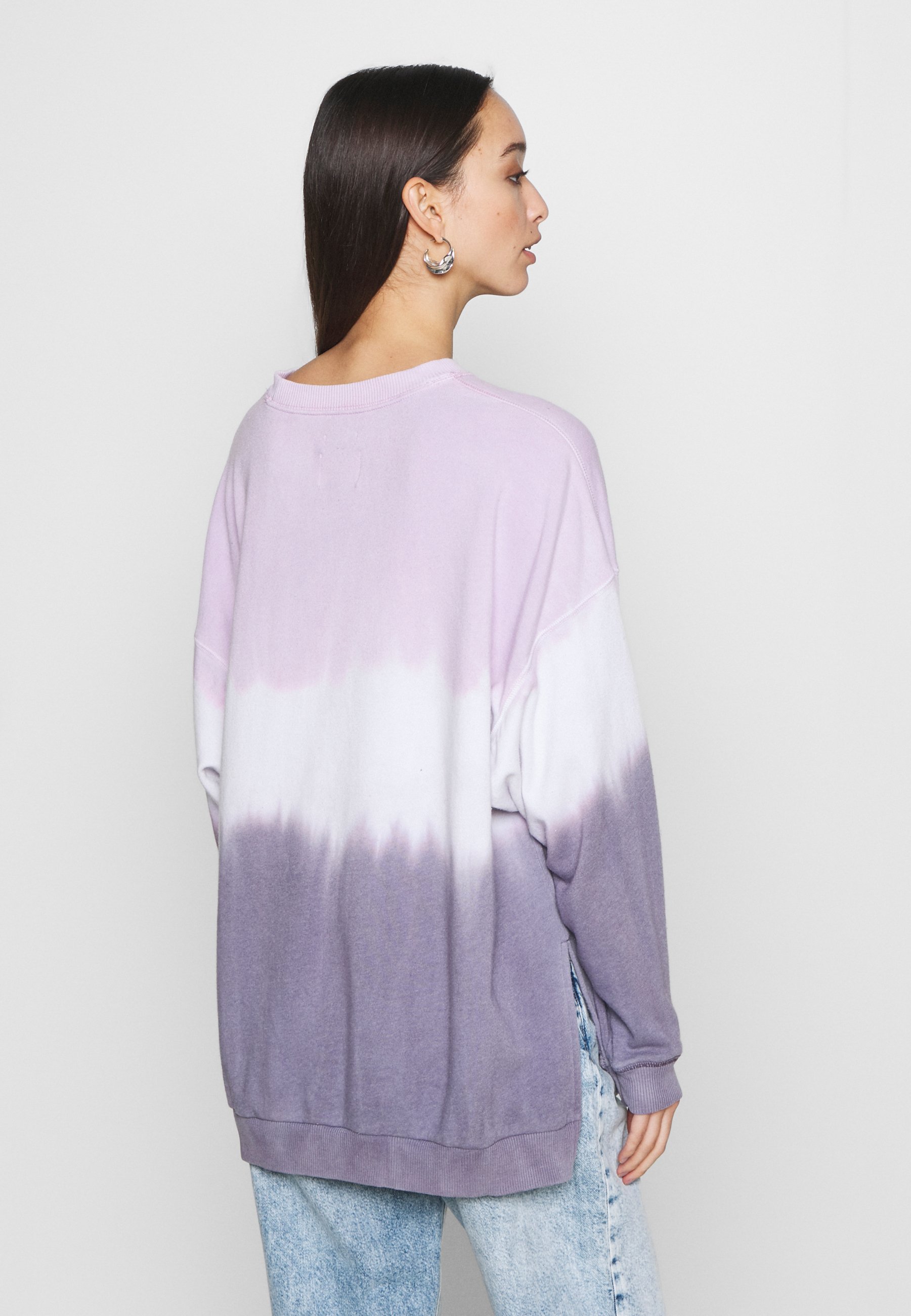 tie dye sweatshirt purple