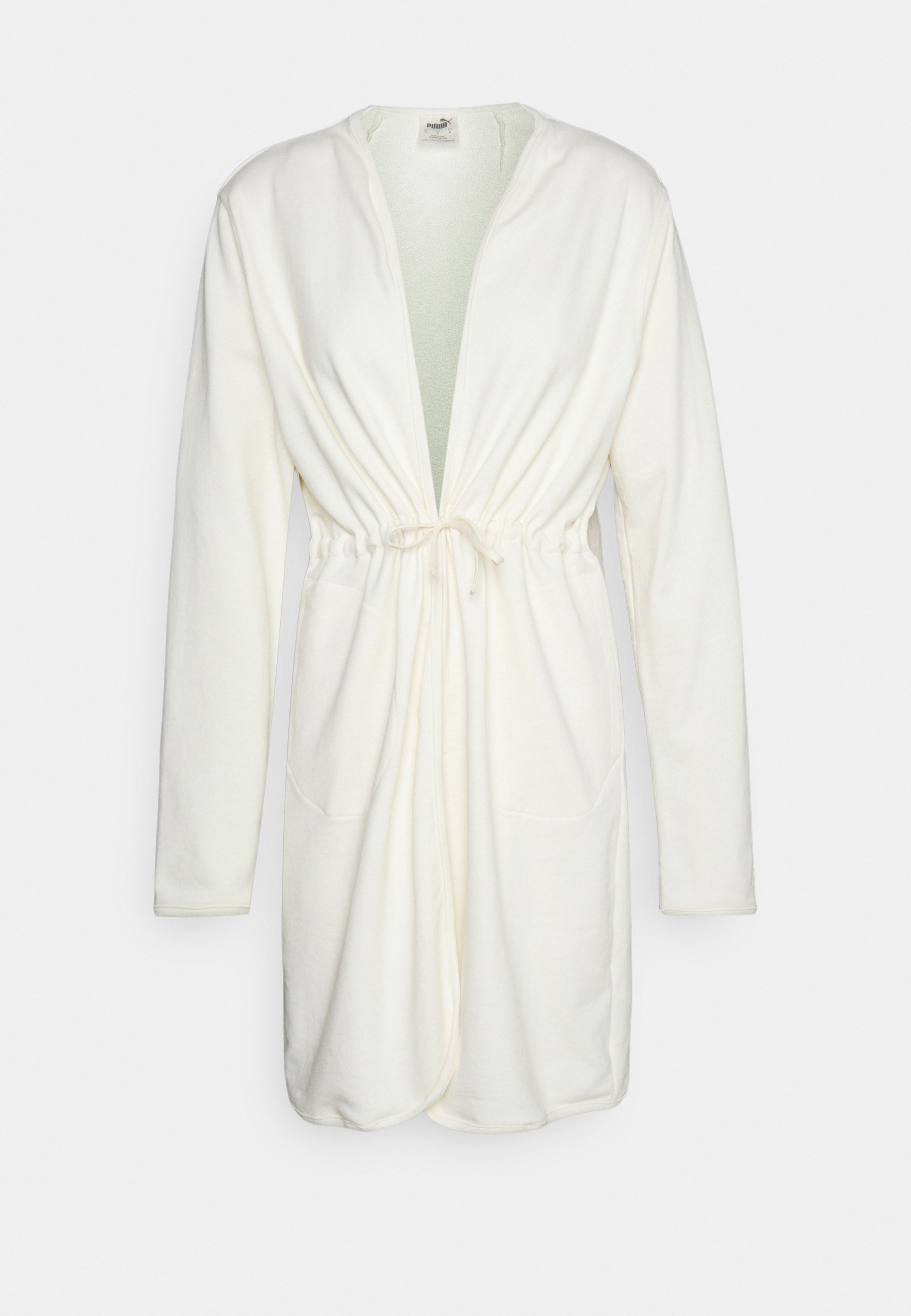 Puma EXHALE RELAXED JACKET - Felpa con zip - pristine/avorio - Zalando.it
