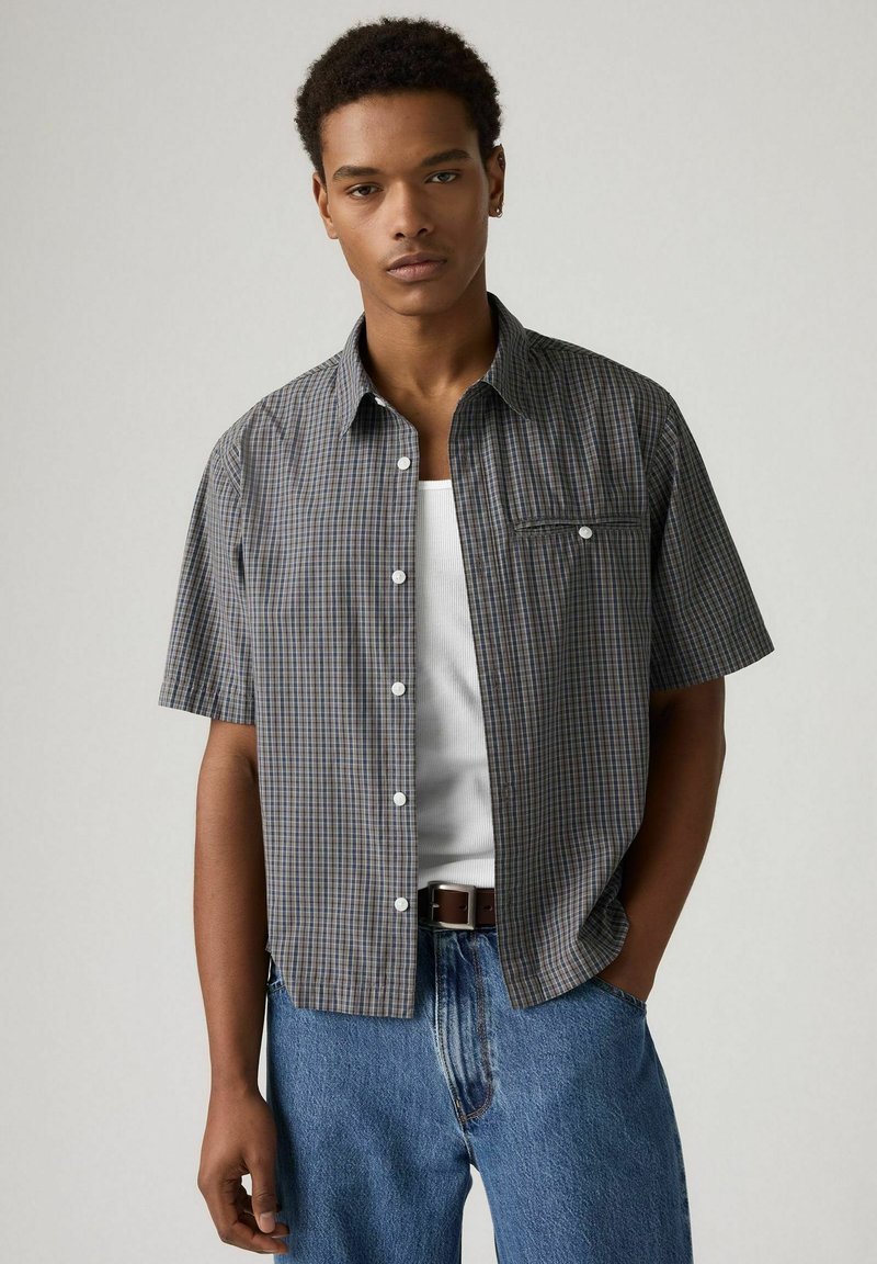 Levi's® ZANDT CROPPED WAYLON STRIPE DAR - Chemise - waylon stripe dark g