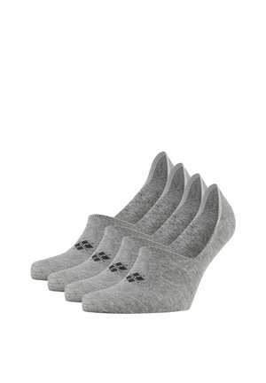 Burlington, 4 PACK - Invisible socks - grau