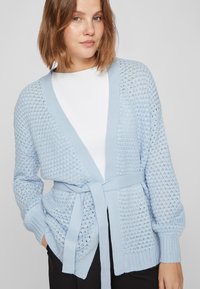 VILA VILIOMY LONG OPEN CARDIGAN - Vesta na kopčanje - kentucky blue