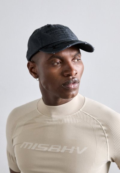 MISBHV TECNO CAP UNISEX - Sapka - washed black