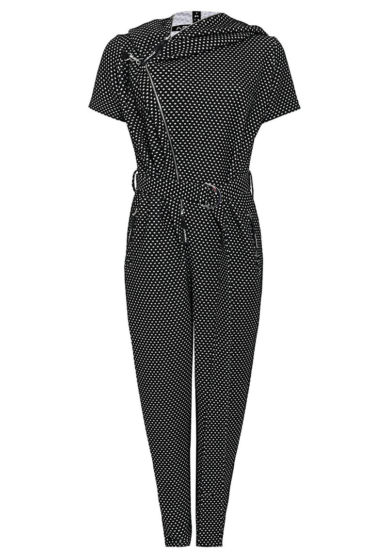 Damen Kleider | MONOSUIT DESIGNER Jumpsuit weiß schwarz/weiß - KY79807 Damen Kleider | MONOSUIT DESIGNER Jumpsuit weiß schwarz/weiß - KY79807