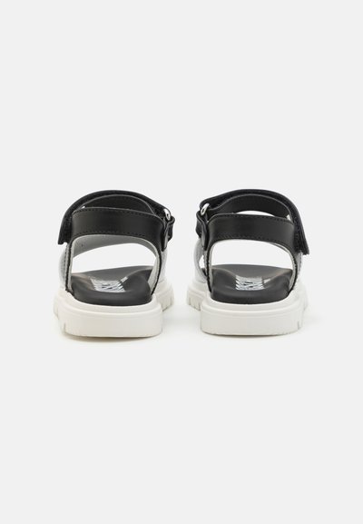 MOSCHINO UNISEX - Sandalias - white/black