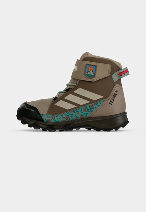 adidas TERREX SNOW MINECRAFT - Hiking shoes - chalky brown/wonder alumina/earth strata — foto 2