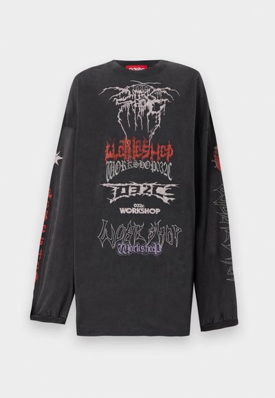 032c TELEPRESENCE OVERSIZED LONGSLEEVE - Μπλούζα με μακριά μανίκια - black