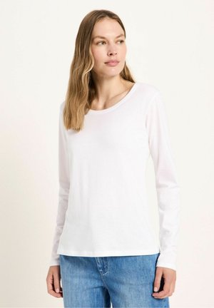 LANIUS, LANGARMSHIRT (GOTS) - Long sleeved top - white