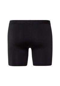 Svarta stretchboxerbriefer i mjukt tyg. Har en slät midja med präglad logotyp och en åtsittande, strömlinjeformad design.