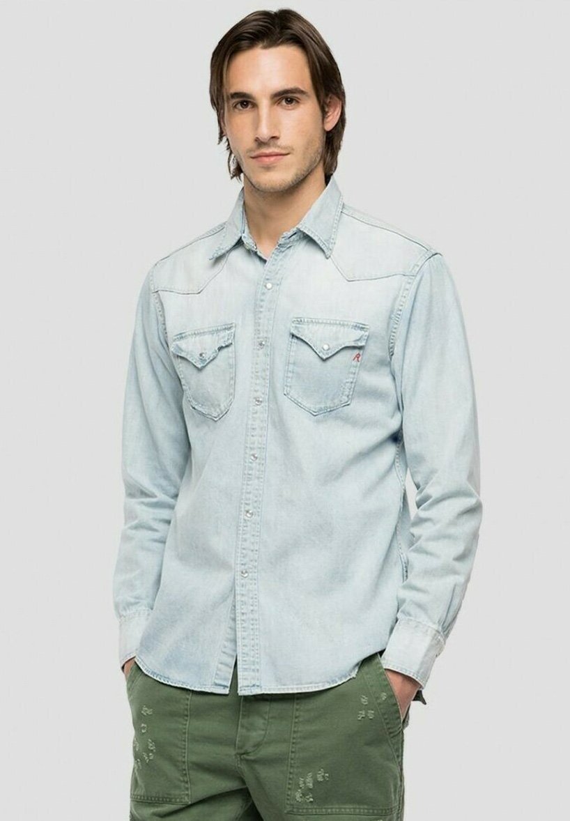 Chaqueta Replay verde para hombre -a