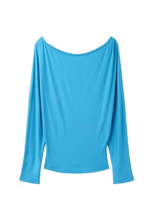 Stradivarius, WAISTBAND EFFECT T-SHIRT - T-shirt à manches longues - blue