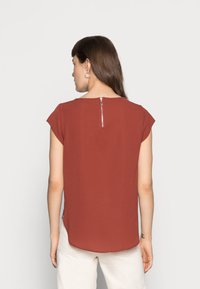 ONLY S/S SOLID NOOS PTM - T-shirt básica - henna