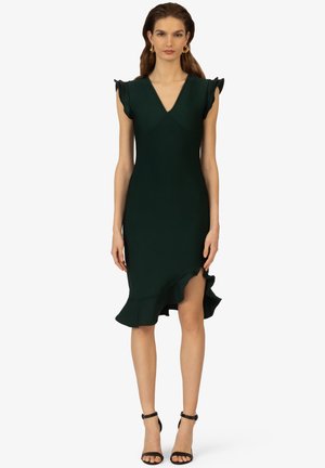 BANDAGE - Shift dress - dunkelgrün