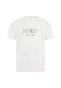 LOGO BEFLOCKUNG - Camiseta estampada - weiß