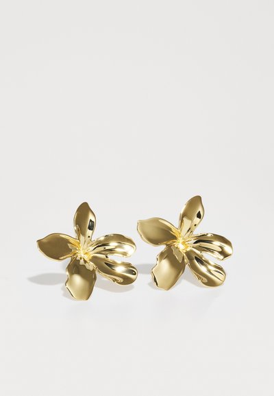 HUGO KREIT FLORAL EARRINGS - Auskari - gold-coloured