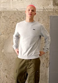 Fila BRUSTEM CREW - Felpa - light grey melange
